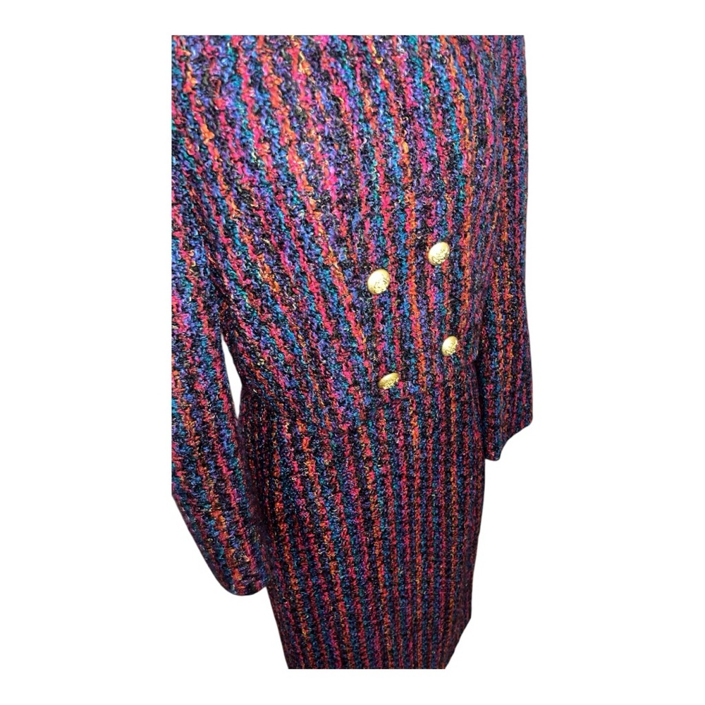 Vintage Women’s Tweed Double Breasted Suit Montefiore size 10, Back Zipper - Picture 5 of 17